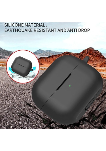 Samsung Galaxy Buds 3 Uyumlu Soft Silikon Kılıf+Kanca