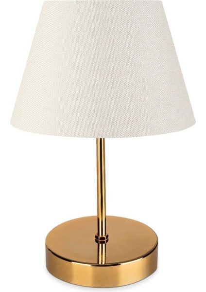 Nura Gold Abajur Düz Kumaş EV-7117