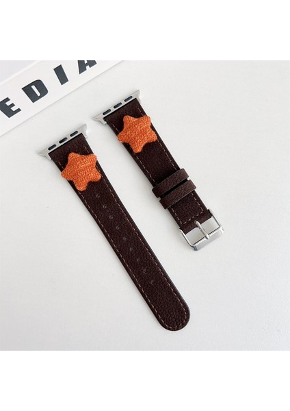 Apple Watch Ultra 2 49MM / Series 9 8 7 45MM Kayış Hakiki Inek Derisi Bant (Yurt Dışından)