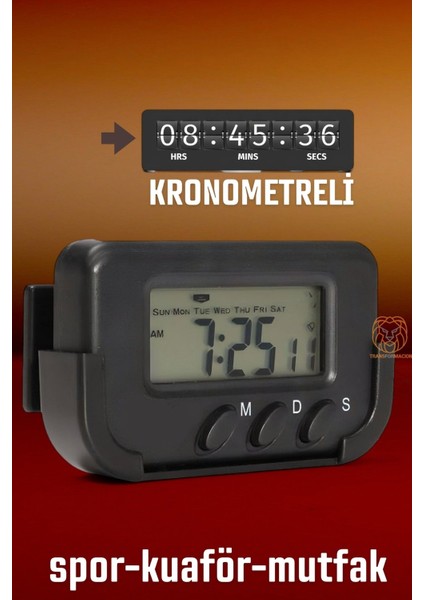 Çok Amaçlı Kullanım Dijital Kronometre