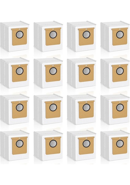 16 Adet Eufy L50 L60 Hibrit Kendiliğinden Boşalan Istasyon Için Vakumlu Toz Torbaları (Yurt Dışından)