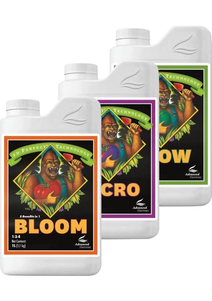 Ph Perfect Grow - Bloom - Micro 1 Litre Bitki Besini