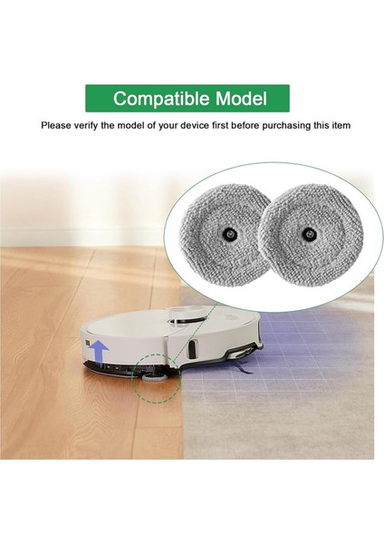 S8 Max/s8 Maxv Ultra Robot Süpürge Aksesuarları Yedek Parçalar Bez Küçük Paspas Bezleri Için Paspas Pedleri (Yurt Dışından)