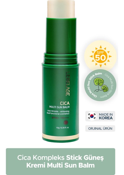 Kuru ve Hassas Cilt Için Stick Güneş Koruyucu Cica Sun Balm Spf 50 /pa Lebemultısun, One Size