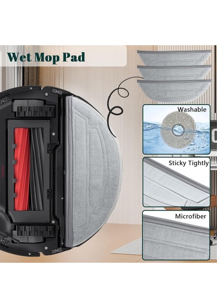 S8 Maxv Ultra Için Yedek Parçalar Toz Torbaları Paspas Pedleri Robot Süpürge Aksesuarları Kiti (Yurt Dışından) fiyatları
