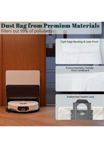 S8 Maxv Ultra Için Yedek Parçalar Toz Torbaları Paspas Pedleri Robot Süpürge Aksesuarları Kiti (Yurt Dışından) indirimleri