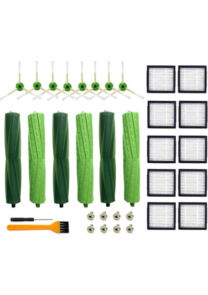 I7 E5 E6 I3 Serisi Robot Süpürge Aksesuarları Kauçuk Fırça Hepa Filtre Yan (Yurt Dışından)