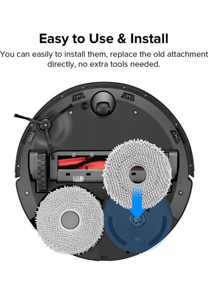 Aksesuar Kiti Için Temizlik Robotu Kiti, Ana Fırça, Paspas Pedi, Yan Fırça, Hepa Filtre Vb. Dahil. (Yurt Dışından) fiyatları