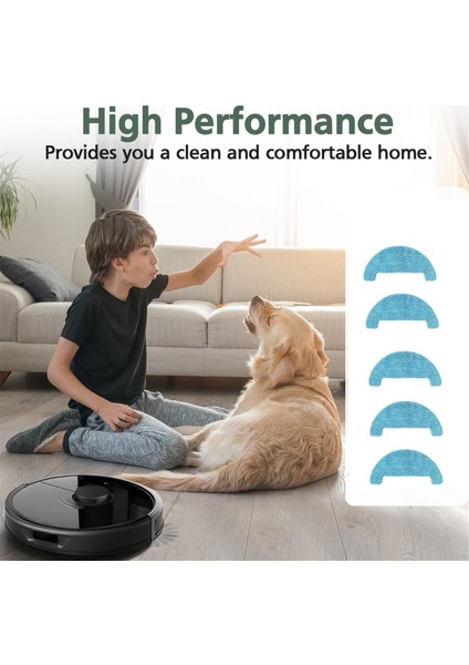 Loorow AT800 Robot Süpürge Aksesuarları Için 9 Adet Temizleme Bezi (Yurt Dışından) indirimleri