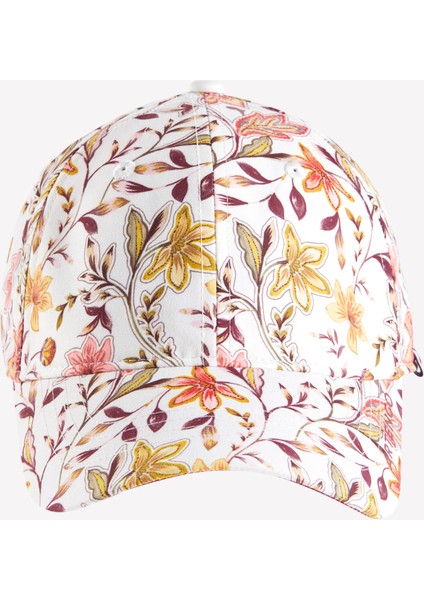 Artengo Tenis Şapkası - 56 Cm - Bej Çiçek Desenli - TC 500 modelleri