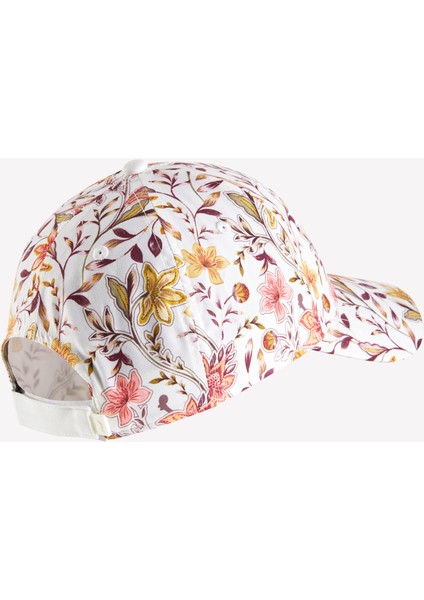 Artengo Tenis Şapkası - 56 Cm - Bej Çiçek Desenli - TC 500 fırsatları