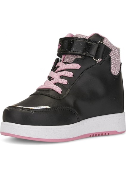 Günlük Kız Çocuk Sneaker Lastik Bağcıklı Cırtlı Bilekli Rahat Hafif Basketbol Spor Ayakkabı 3260