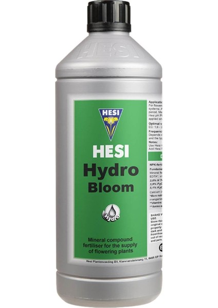 Hydro Bloom 1 Litre Hidroponik Bitki Besini
