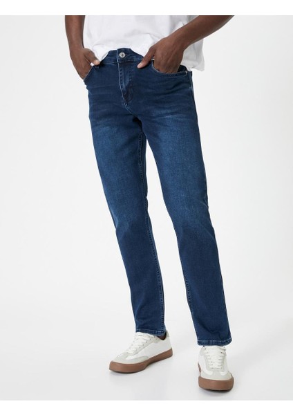Slim Fit Kot Pantolon - Brad Jean