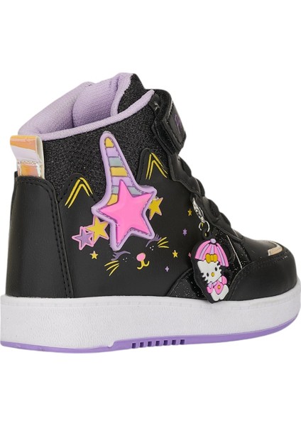 Günlük Kız Çocuk Sneaker Lastik Bağcıklı Cırtlı Bilekli Rahat Hafif Basketbol Spor Ayakkabı 3260 fırsatları