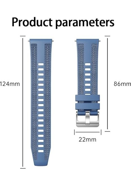 Haylou Rt LS05S Dt3 Mate Qcy Gtc C4U C1 Gear S3 Uyumlu (22MM) Kordon Gt5 Seri Lansman Kordon 128 fırsatları