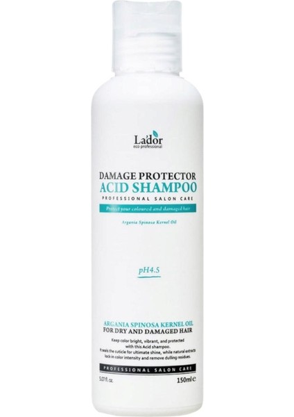Lador Damaged Protector Acid Yıpranmış Saçlar Için Koruyucu Şampuan 150ML