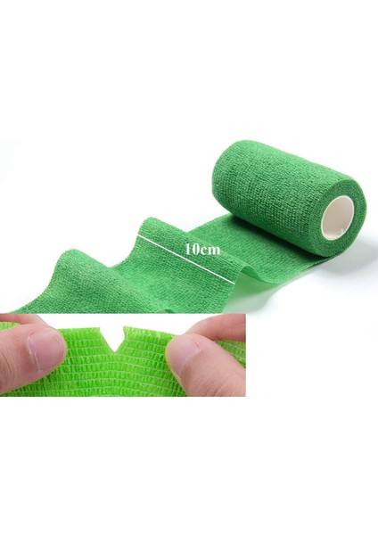 Kendine Yapışan Bandaj 10 cm x 4,5 M Koban Bandaj Yeşil