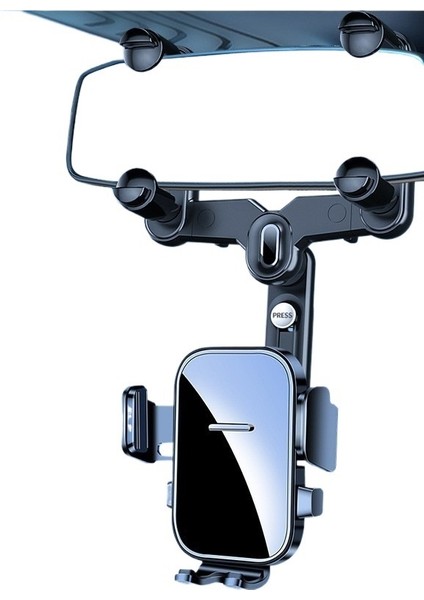 Dikiz Aynası Klipsli Araç Cep Telefonu Tutucusu Dikiz Aynası Özel Navigasyon Tutucusu (Yurt Dışından)