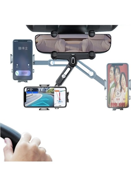 Dikiz Aynası Klipsli Araç Cep Telefonu Tutucusu Dikiz Aynası Özel Navigasyon Tutucusu (Yurt Dışından) fiyatları