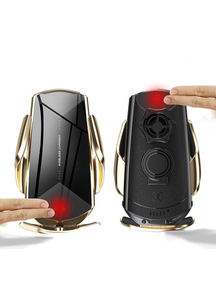 Araç Kablosuz Şarjlı Cep Telefonu Tutucusu Indüksiyon Açma ve Kapama Araç Navigasyonu Araç Tutucusu Kablosuz Şarj (Yurt Dışından) modelleri