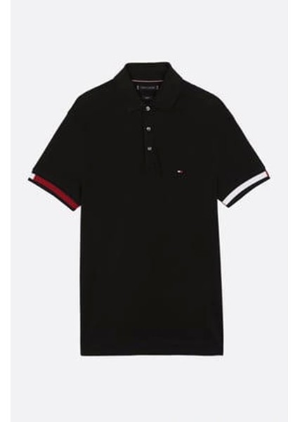 Erkek Siyah Polo Yaka T-Shirt