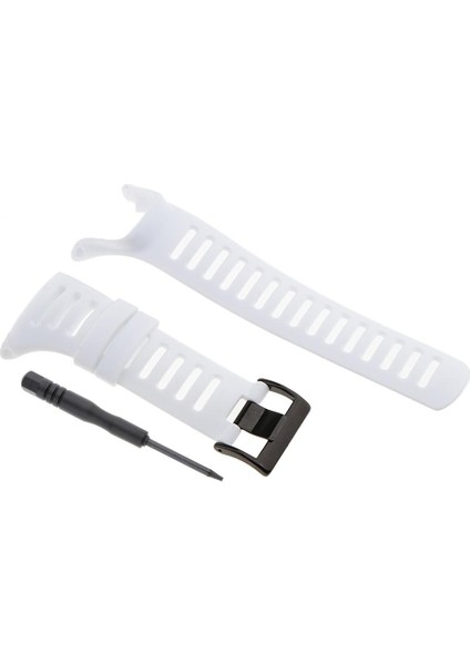 Suunto Ambit3 Için Kauçuk Saatler Bantları Ambit 2 Ambit 1 Siyah Beyaz (Yurt Dışından)