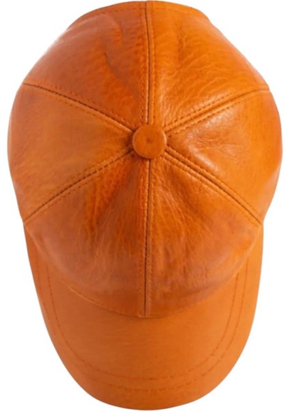 Unisex %100 Deri Arkadan Ayarlanabilir Baseball Kep Şapka