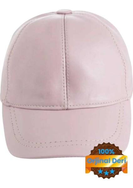 Unisex %100 Deri Arkadan Ayarlanabilir Baseball Kep Şapka