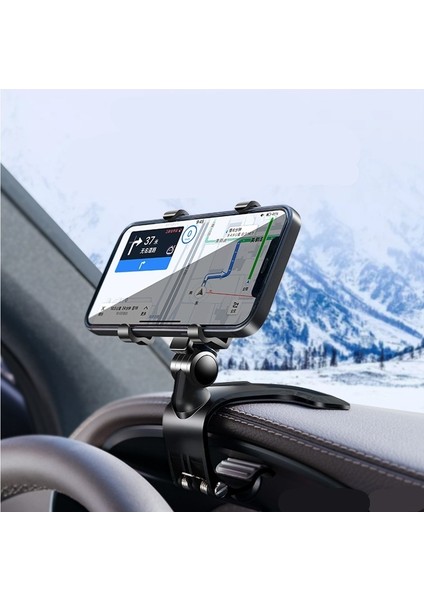 Araç Cep Telefonu Tutucusu Araç Gösterge Paneli Dikiz Aynası Evrensel Araç Navigasyonu Geçmeli (Yurt Dışından) fiyatları