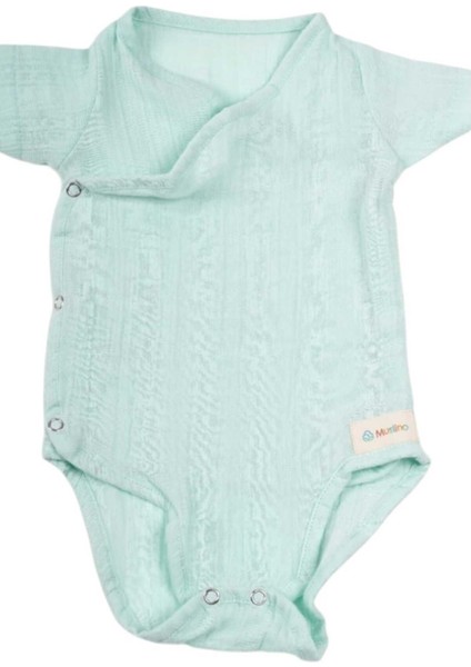 Bebek 2 Kat Müslin Kumaş %100 Organik Pamuklu Çıtçıtlı Zıbın modelleri