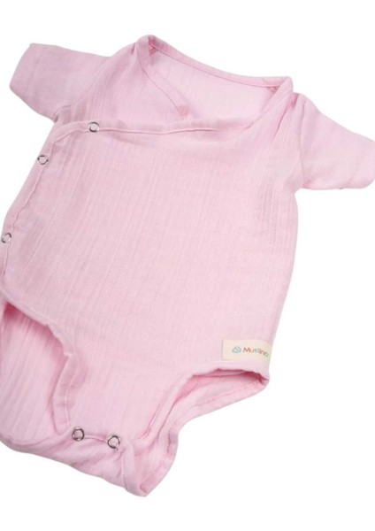 Bebek 2 Kat Müslin Kumaş %100 Organik Pamuklu Çıtçıtlı Zıbın fırsatları