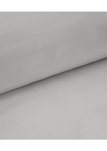 Organik Pamuk Akfil Nevresim Seti Çift Kişilik 200 x 220 cm Gri