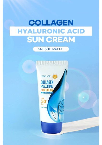 Kolajen Güneş Kremi Spf 50 + Pa +++ Collagen Hyaluronic Sun Cream 8809715722113, One Size