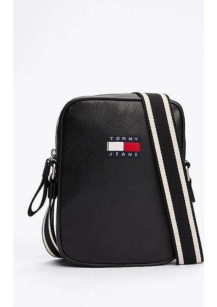 Erkek Siyah Askılı Çapraz Omuz Çantası