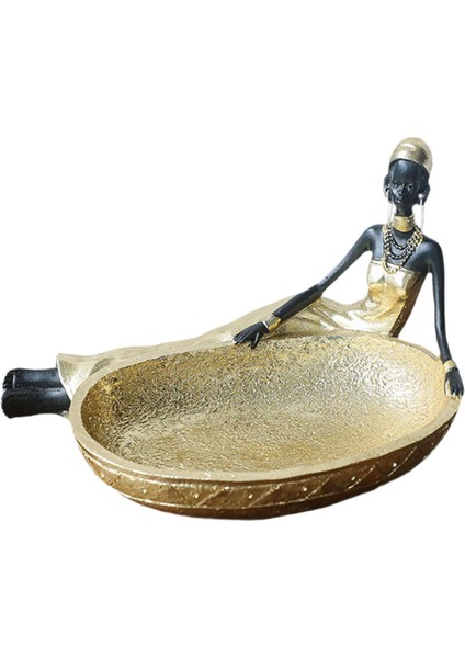 Afrika Heykelcik Kız Depolama Tepsi Heykeli Odası Girişi Ev (Yurt Dışından) modelleri