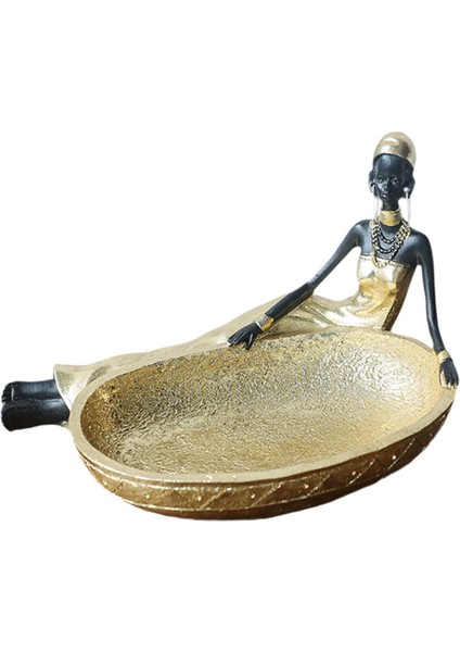 Afrika Heykelcik Kız Depolama Tepsi Heykeli Odası Girişi Ev (Yurt Dışından) indirimleri