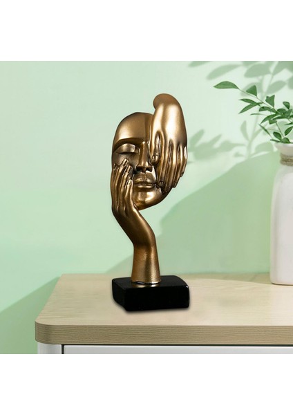 Heykel Reçine Dekorasyon Heykelcik Düşünen Heykeli Altın (Yurt Dışından) indirimleri