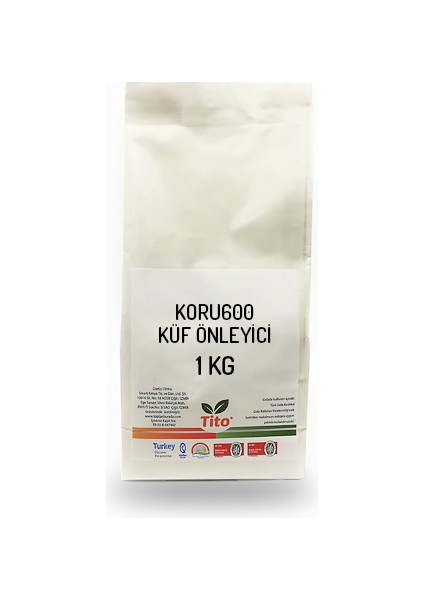 KORU600 Küf Önleyici Koruyucu Toz Karışım Gıda Tipi 1 kg