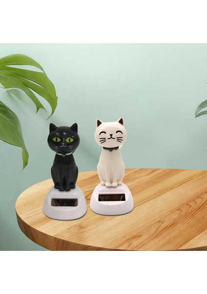 2 Güneş Enerjili Dans Oyuncakları Paneli Ev Için Güneş Enerjili Heykel *cat (Yurt Dışından) indirimleri