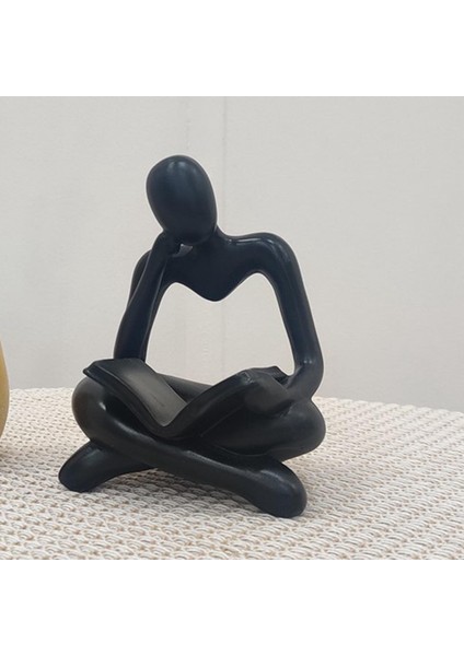 Cindykaewly Soyut Düşünür Heykeli Dekor Için Icı Süsleme El Sanatları (Yurt Dışından) indirimleri