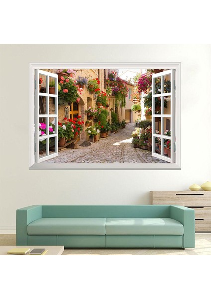 Sahte Çıkartmalar Dekoru Için Sahte Açılış 57CMX90CM (Yurt Dışından)