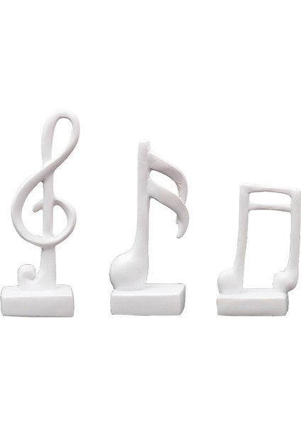 3x Modern Müzik Ü Süsleme Heykeli Müzik Notaları Heykelleri (Yurt Dışından) modelleri