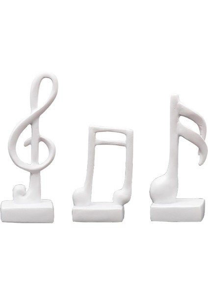 3x Modern Müzik Ü Süsleme Heykeli Müzik Notaları Heykelleri (Yurt Dışından) fırsatları