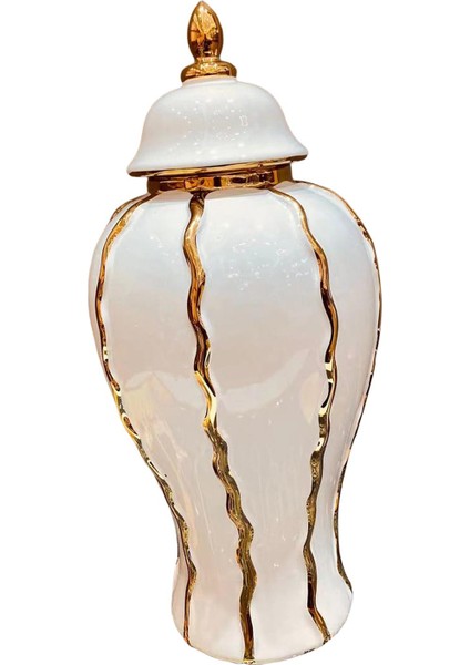 Zencefil Kavanozu Depolama El I Seramik Çiçek Vazosu Ev Odası 21CMX21CMX45CM (Yurt Dışından) fırsatları