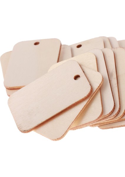 100 Doğal Boş Ahşap Dikdörtgen Düğün Noel Için I (Yurt Dışından) fiyatları