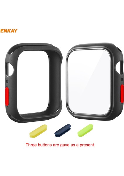 Apple Watch S 6/5/4/se 44MM Için Tpu Kılıf + Gl Film Apple Watch Serisi 6/5/4 / Se 44MM Için (Yurt Dışından) fiyatları