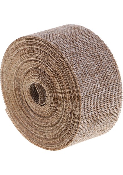 Etkinlikler Için 10M 4cm Sahte Jüt Çuval Kurdeleleri (Yurt Dışından)