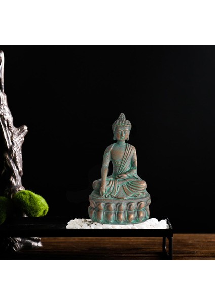 Buda Heykeli Meditasyon Buda Dekoratif Figürü Mikro I (Yurt Dışından)