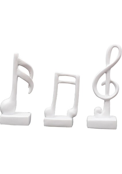 3 Modern Müzik Notaları Heykelleri El Sanatları Reçine Hediyelik Eş (Yurt Dışından) fiyatları